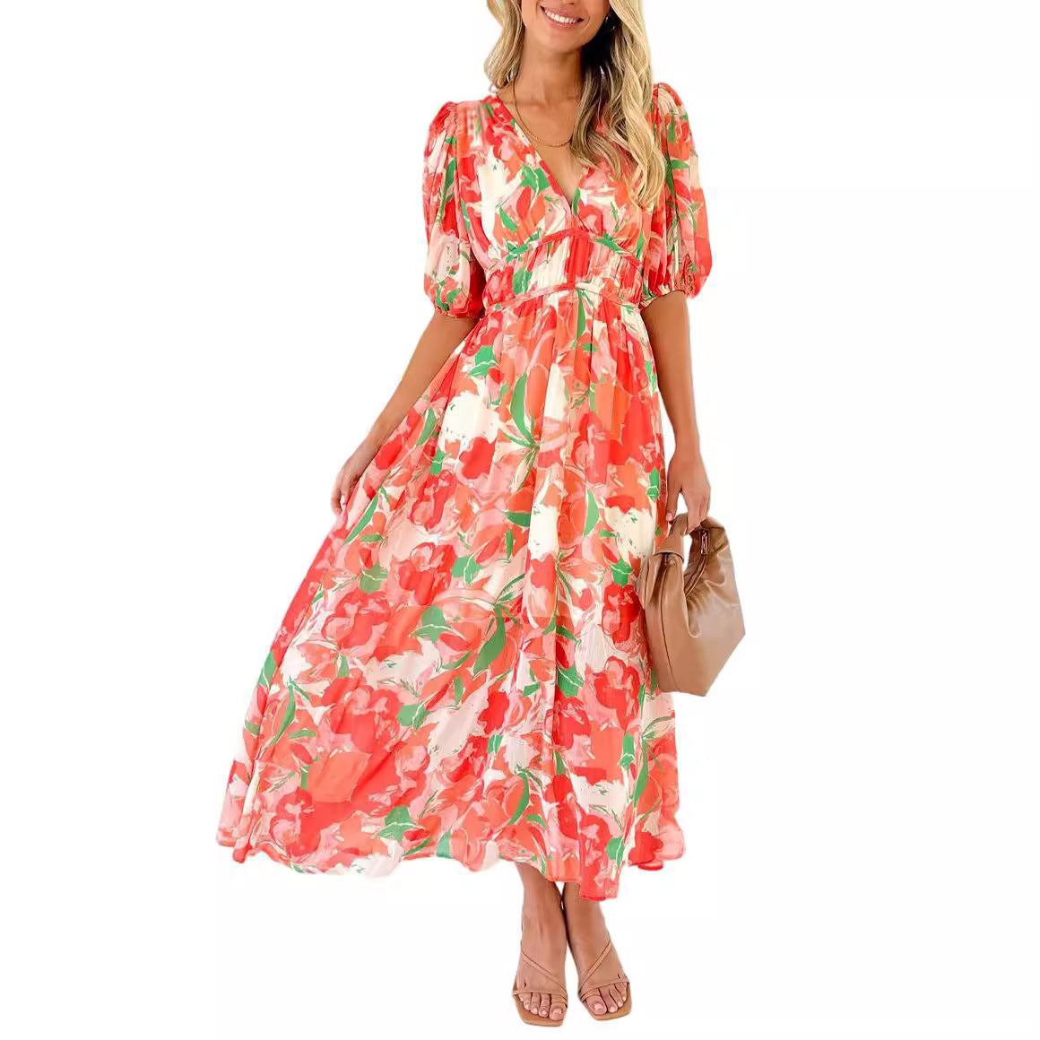 American Floral Dress