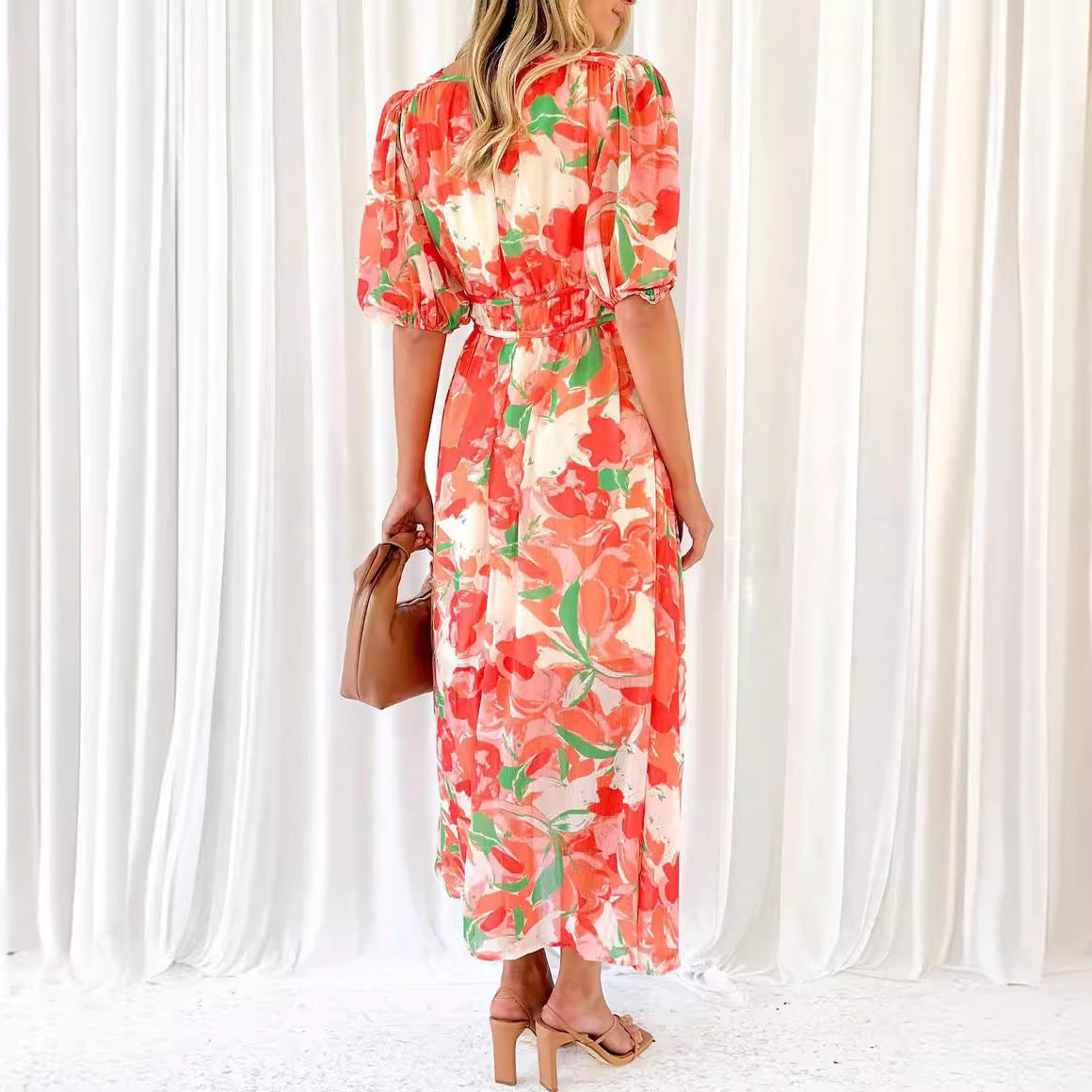 American Floral Dress